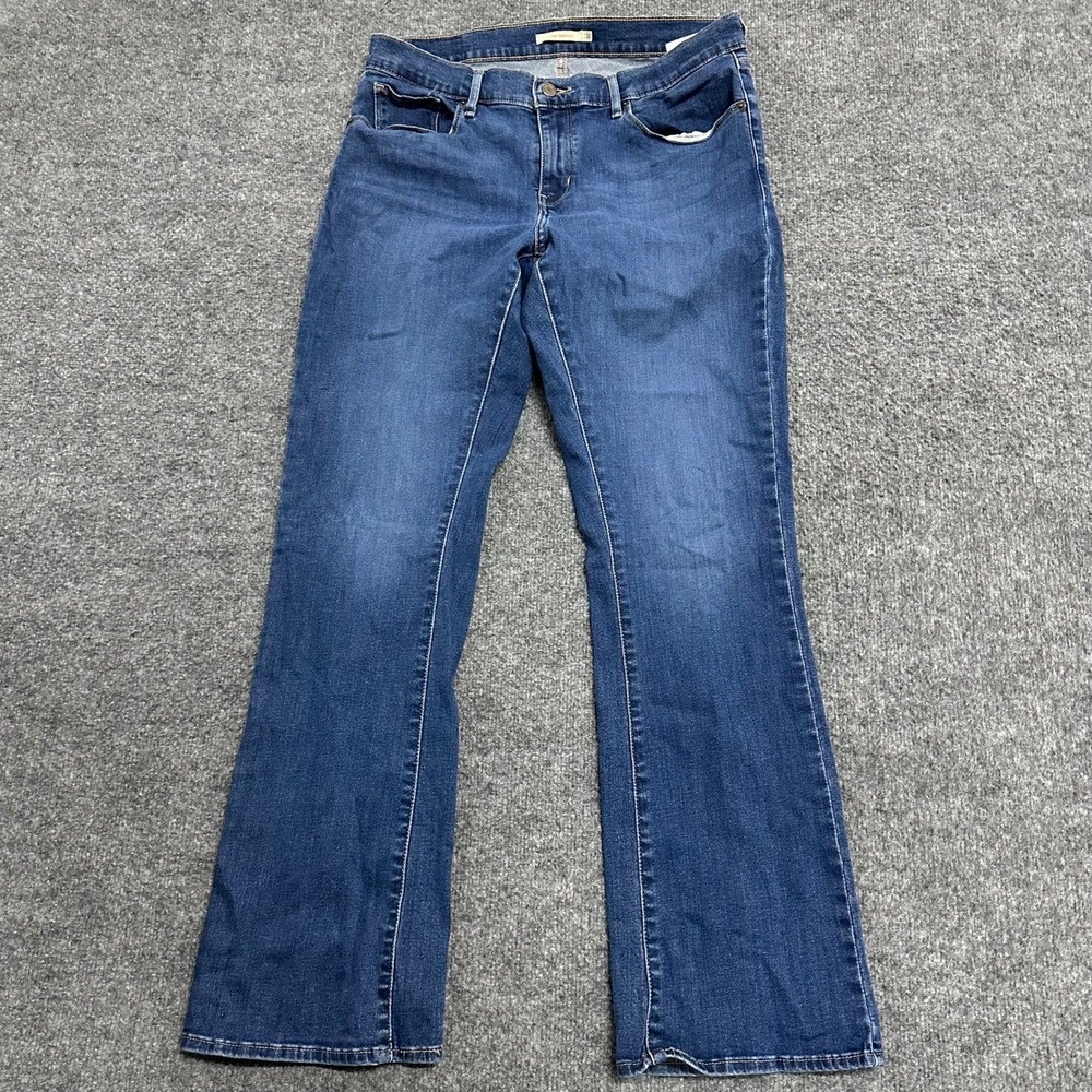 Levi's Jeans Womens Size 32 Blue Curvy Bootcut Medium Wash Denim Casual Classic